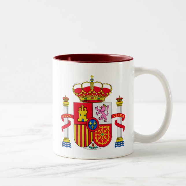 Tasse 2 Couleurs Emblème de l'Espagne (Droit)