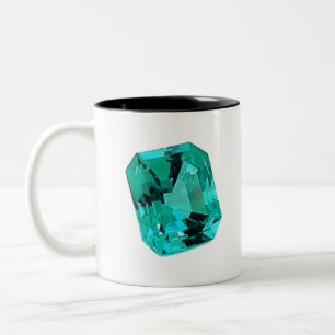 Tasse 2 Couleurs Emerald Gemstone imprimé sur