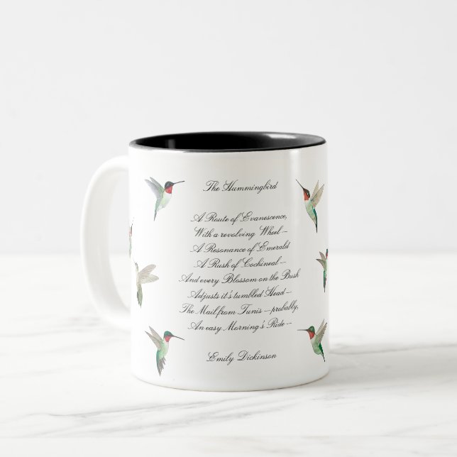 Tasse 2 Couleurs Emily Dickinson (Devant gauche)