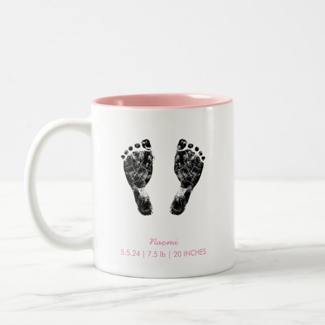 Tasse 2 Couleurs Empreinte personnalisée | Télécharger L'Empreinte  (Gauche)