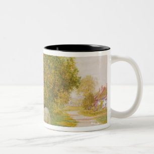 Tasse 2 Couleurs En dehors de l'auberge de village