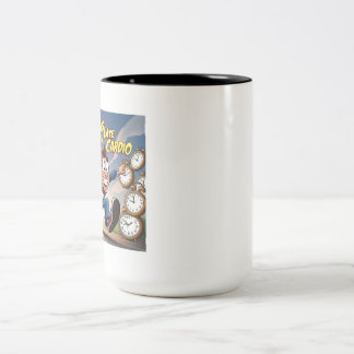 Tasse 2 Couleurs En retard, c'est mon Cardio