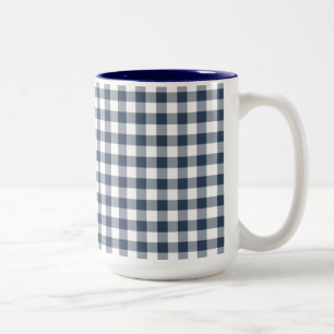 Tasse 2 Couleurs En vichy bleu