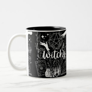 Tasse 2 Couleurs Enchantement Mystique : Délice de Design Sorcière