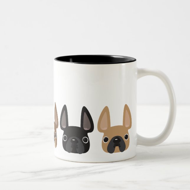 Tasse 2 Couleurs Encore 5 petites frenchies (Droit)