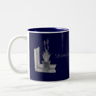 Tasse 2 Couleurs Encore la vie aloe vera pot plante dessin art réal