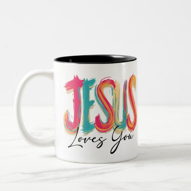 Tasse 2 Couleurs Encouragement in faith (Gauche)