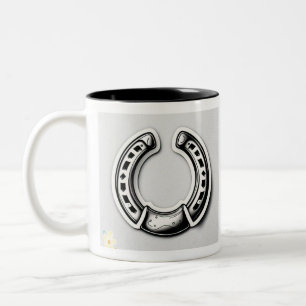 Tasse 2 Couleurs "Encre en fer à cheval Lucky"