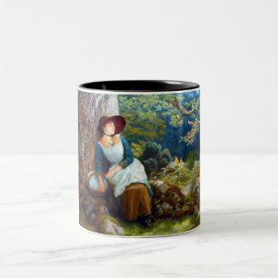 Tasse 2 Couleurs Endormi dans les bois (par Arthur Hughes)