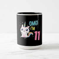 Enfants 11 ans fille Anniversaire tenue Unicorn Ch