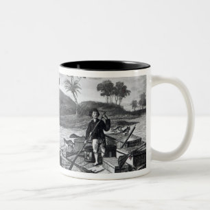 Tasse 2 Couleurs Enlèvement de Robinson Crusoe