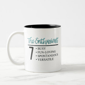 Tasse 2 Couleurs Enneagram Type 7 Musique