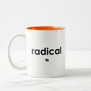 Tasse 2 Couleurs Énoncé radical à droite