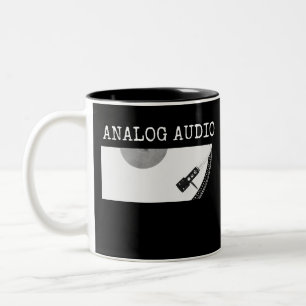 Tasse 2 Couleurs Enregistrements analogiques audio audiophile vinyl