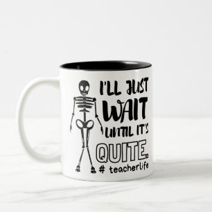 Tasse 2 Couleurs Enseignant d'Halloween Enseignant d'automne