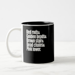 Tasse 2 Couleurs Enseignant Montessori