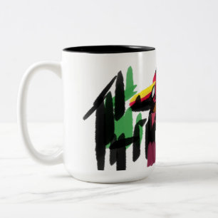 Tasse 2 Couleurs Ensemble Fox Autumn