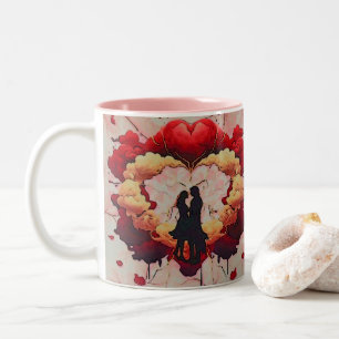 Tasse 2 Couleurs ensemble pour toujours