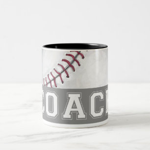 Tasse 2 Couleurs Entraîneur de baseball