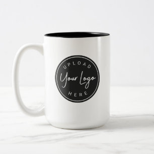 Tasse 2 Couleurs Entreprise de logo personnalisé sur mesure