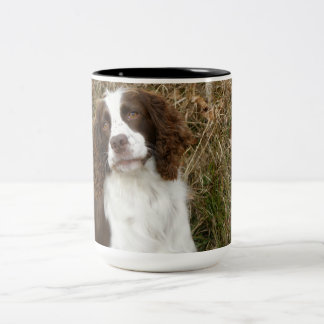 Tasse 2 Couleurs Épagneul de springer anglais - meilleur ami