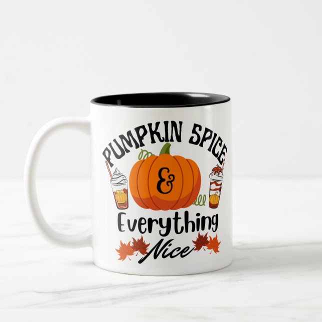 Tasse 2 Couleurs Épices citrouilles Tout Nice (Gauche)
