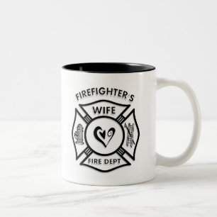 Tasse 2 Couleurs Épouse de sapeurs-pompiers
