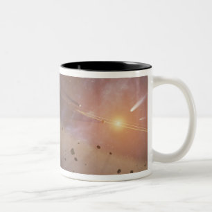 Tasse 2 Couleurs Epsilon Eridani de système planétaire