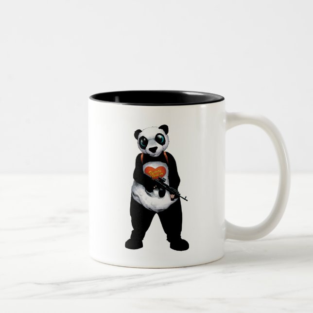 Tasse 2 Couleurs Équipe de suicide | Panda (Droit)