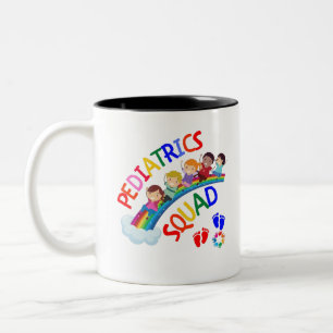Tasse 2 Couleurs Équipe pédiatrique - Cadeaux pédiatriques pédiatri