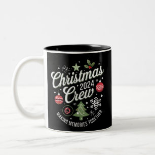Tasse 2 Couleurs Équipement de Noël 2024Fête de Noël à correspondan
