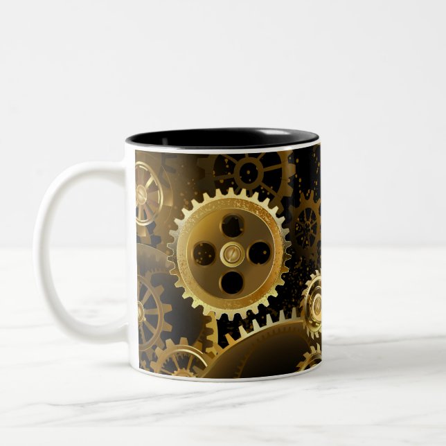 Tasse 2 Couleurs Équipements en laiton sans vapeur (Gauche)
