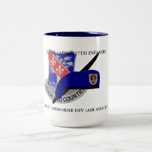 Tasse 2 Couleurs ęr INFANTERIE de MILLIARD (ABN) la 327TH ATTAQUENT