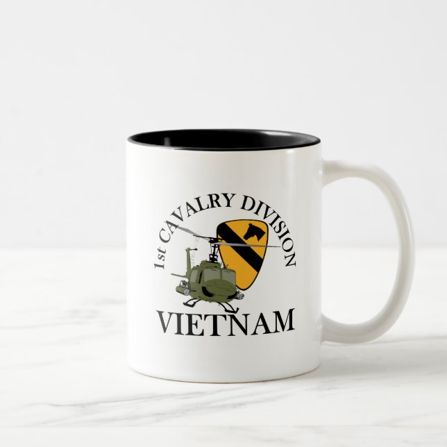 Tasse 2 Couleurs ęr Vétérinaire de Cav Vietnam (Droit)