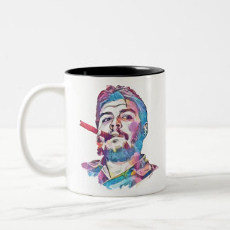 Tasse 2 Couleurs Ernesto Che Guevara Fumer le cigare