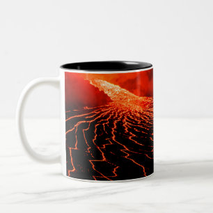 Tasse 2 Couleurs éruption volcanique