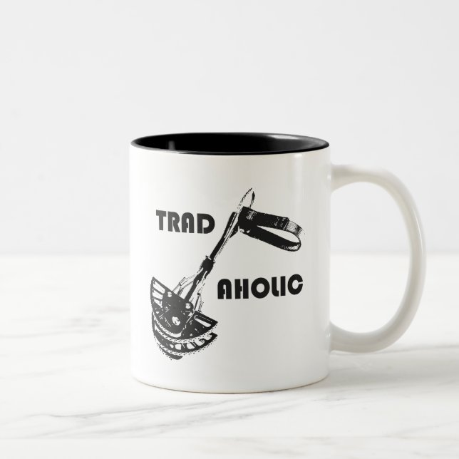 Tasse 2 Couleurs Escalade de roche Tradaholic (Droit)