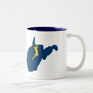 Tasse 2 Couleurs Escalade en Virginie occidentale