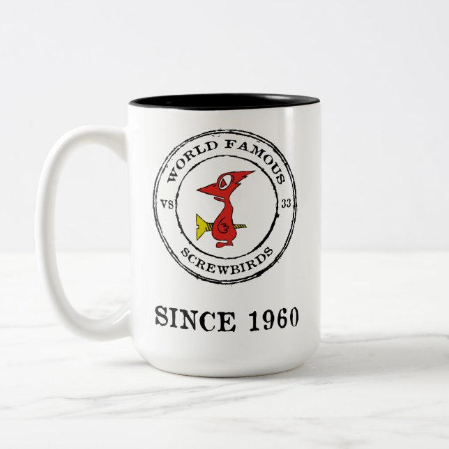 TASSE 2 COULEURS ESCALIERS VS-33 DEPUIS 1960 (Gauche)