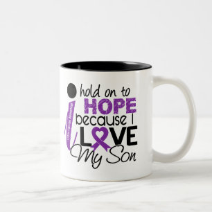 Tasse 2 Couleurs Espoir pour ma mucoviscidose de fils