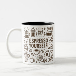 Tasse 2 Couleurs Espresso Vous-Même !