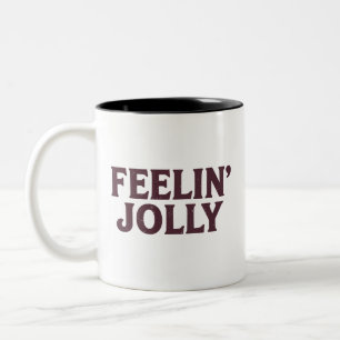 Tasse 2 Couleurs Esprit de Noël drôle et joyeux 
