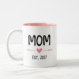 Tasse 2 Couleurs est 2017 d'amour de maman