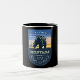 Tasse 2 Couleurs État du Montana