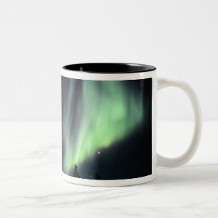 Tasse 2 Couleurs États-Unis, Alaska, Chena Hot Springs.Aurora