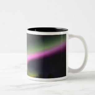 Tasse 2 Couleurs États-Unis, Alaska, Chena Hot Springs. Aurore 2