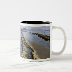 Tasse 2 Couleurs États-Unis, Californie, Santa Barbara, plage de He
