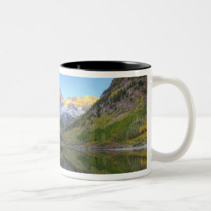 Tasse 2 Couleurs États-Unis, Colorado, Maroon Bells-Snowmass