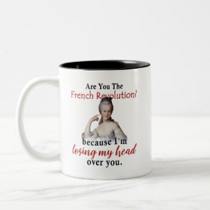 Tasse 2 Couleurs Êtes-vous la Révolution française - Marie Antionet