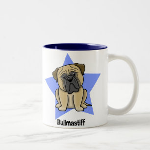 Tasse 2 Couleurs Étoile Bullmastiff de Kawaii